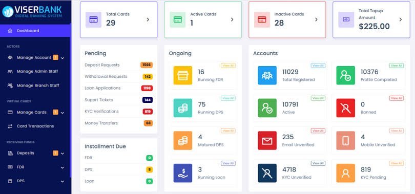 Banking Management Script — Digital Banking source code preview